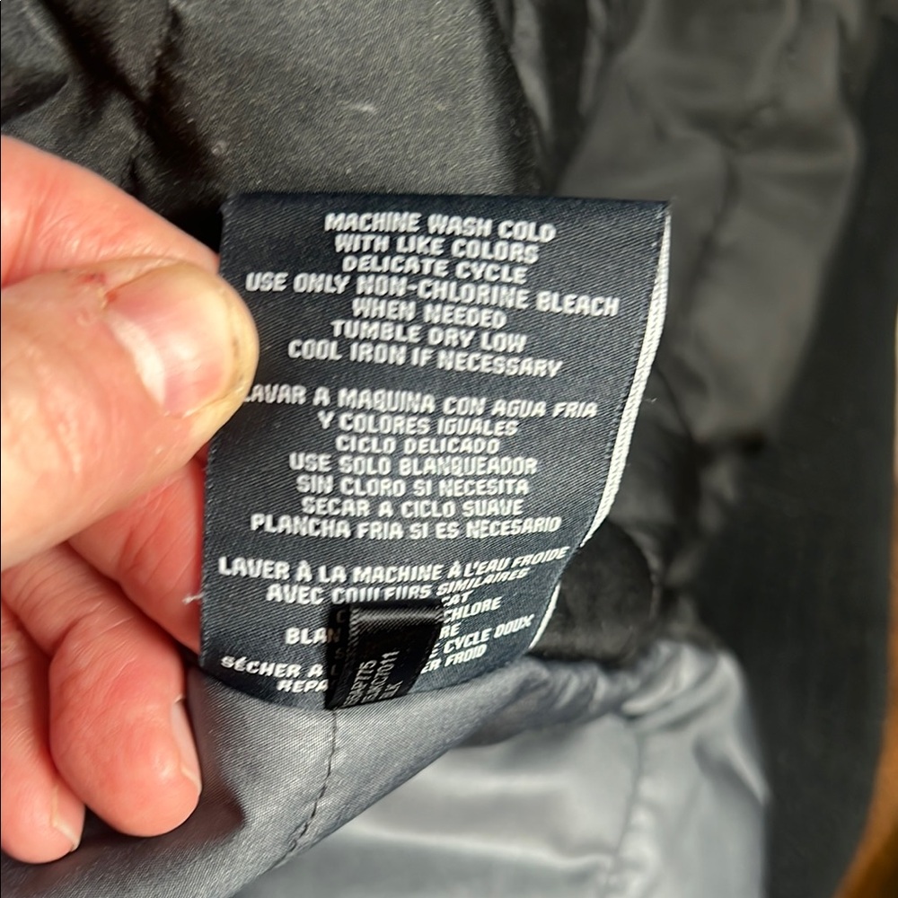 Tommy Hilfiger Men’s Black Bomber Jacket with Hidden Hood Size Large - Picture 15 of 16